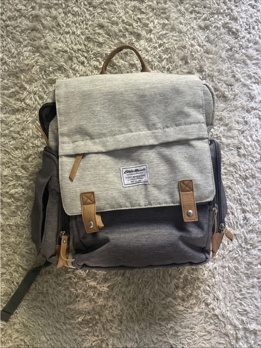 Eddie Bauer first adventure backpack multi compartments